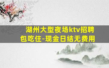 湖州大型夜场ktv招聘包吃住-现金日结无费用